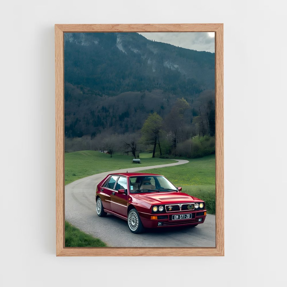 Poster Alfa à l'Aventure – affiche Lancia (vue 4)